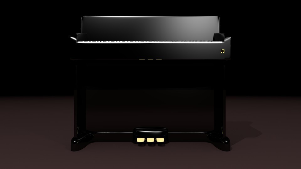 Piano - Low Poly preview image 1